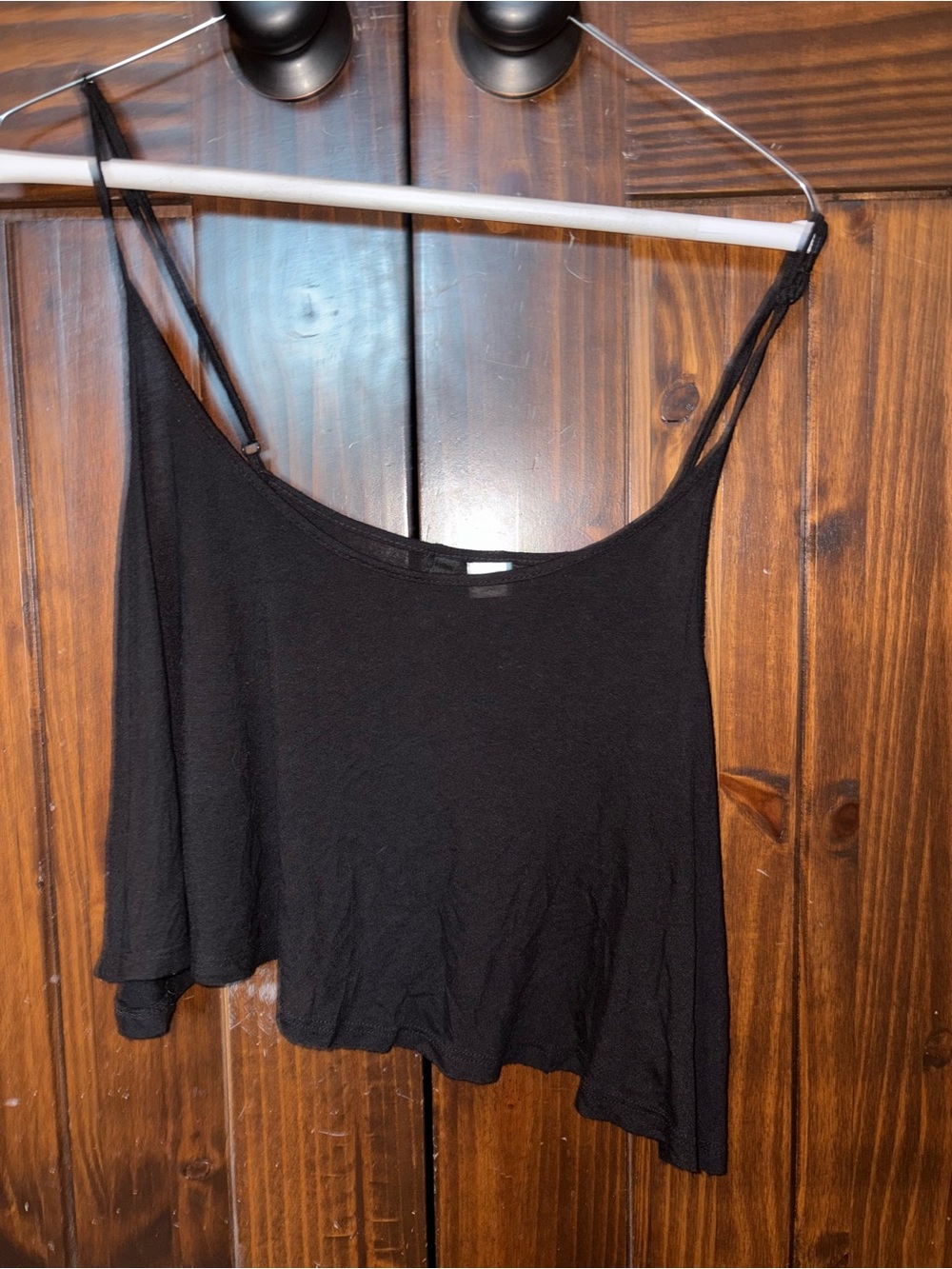 Women's Black Sleeveless Cami Tank Top